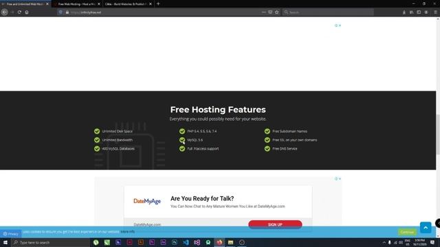 FREE Hosting FREE MySql Unlimited Storage Web Hosting 2020