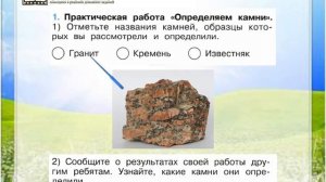 Задание 1 Что у нас под ногами? - Окружающий мир 1 класс (Плешаков А.А.) 1 часть