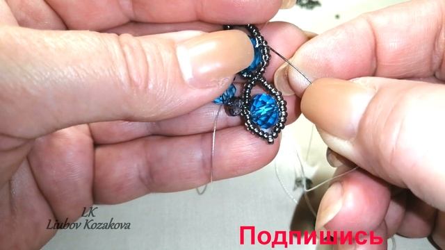 Серьги из бисера и ронделей (106)/Подробный Мастер Класс