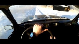 ПОКАТУШКИ НА  ВАЗ 2107  и ТЕХНИЧКА ВАЗ 2112 ОТ ПЕРВОГО ЛИЦА. Зимний дрифт