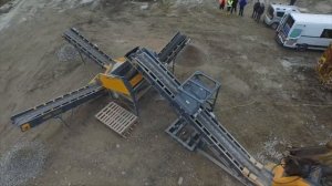 Дробление железнодорожных шпал (бетонных шпал), столбов, опор и прочих ЖБИ и строительного мусора