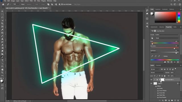 How To Neon Glow Effect Photoshop tutorial.| Glow Effect - Photoshop Tutorial.| Gz Pixel.