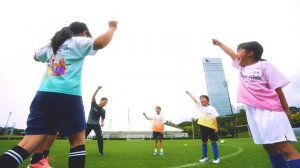 「JFA Magical Field Inspired by Disney」“First Touch“ デモンストレーション編