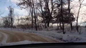 Tesla Motors Model S: SNOWY Hill Climb  cold weather