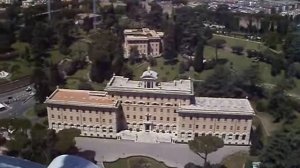 Panorama of Rome from the roof of Basilica di San Pietro, Vatican. 14/07/2012.wmv