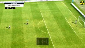 PES 2013 режим тренировки - дриблинг