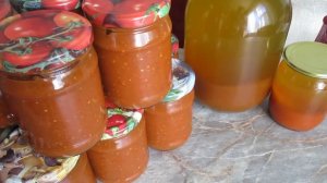 Домашний кетчуп быстрого приготовления + томатный сок.