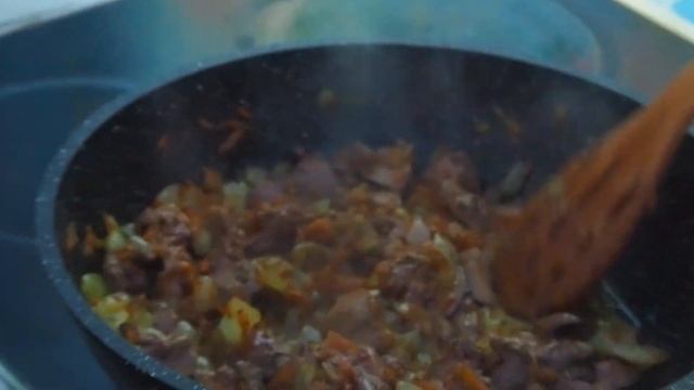 Плов в сковороде настоящий и очень вкусный, витаминов выше крыши, вкуснятина смотреть онлайн