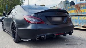 C218 Mercedes Benz CLS350 - resonator delete