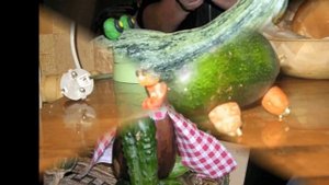 Поделки из кабачка  Сундук идей интернета