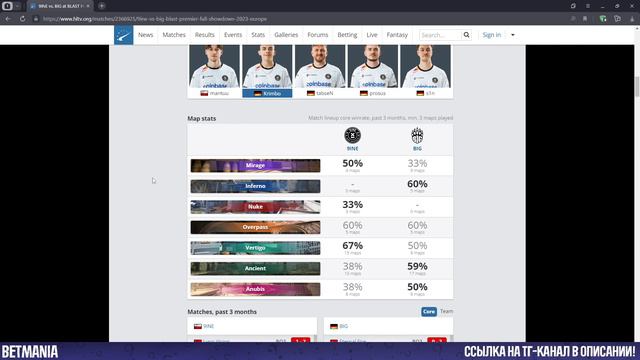 ПРОГНОЗ! 9INE vs. BIG — КУДА СТАВИТЬ? | BLAST SHOWDOWN | 04.10.23 смотреть онлайн