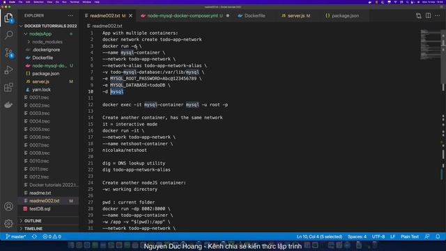 11-Tùy biến Docker Composer cho dự án NodeJS và Image tự tạo смотреть онлайн