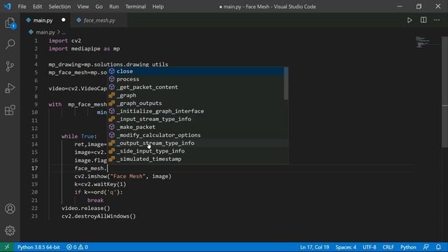Python Project: Face Mesh Detection in Real Time Using Python & Mediapipe | KNOWLEDGE DOCTOR | Mish смотреть онлайн