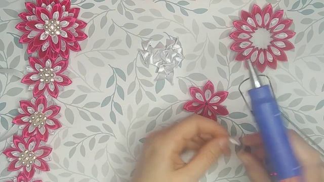 Ленты в косы из атласной ленты. смотреть онлайн