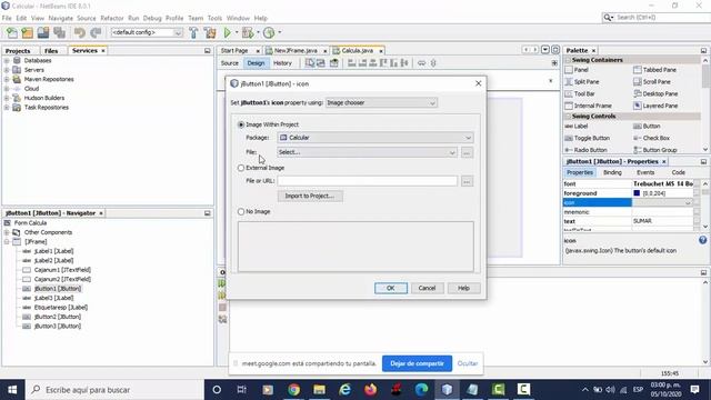 ICONOS EN LABEL Y BOTONES NETBEANS смотреть онлайн