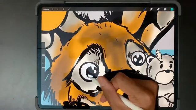 Day 112 (NOT 111!) Drawing a Huge Dog | Procreate Speed Drawing for Everydays Art Challenge смотреть онлайн