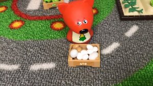 Мишки на ферме. Игрушки мимимишки работают на ферме. Конструктор ферма.