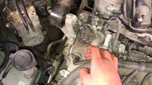 The Camshaft Position Sensor location on a 2016 Toyota Sienna