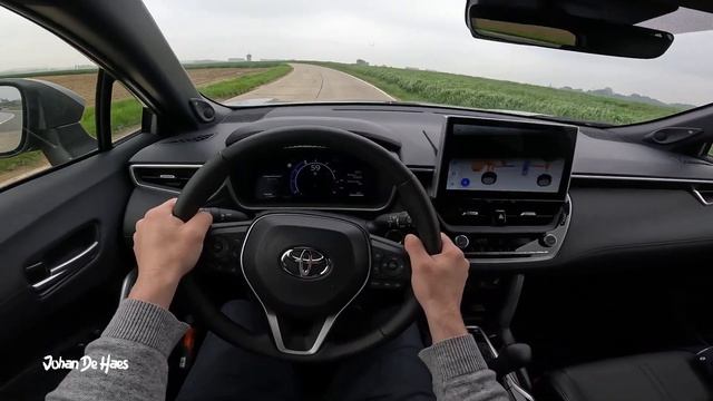 2023 TOYOTA COROLLA CROSS 2.0 HYBRID AWD 197 HP POV TEST DRIVE смотреть онлайн