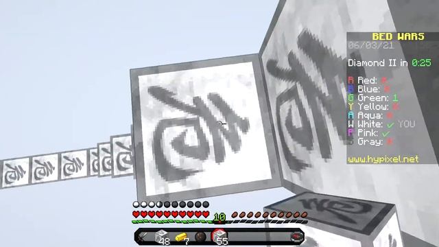 Minecraft  1.16.5   Bed Wars Gameplay. (Victory) [--First Video--] смотреть онлайн