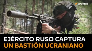 La captura de un bastión ucraniano por parte de las Fuerzas Armadas de Rusia cerca de Krasni Limán