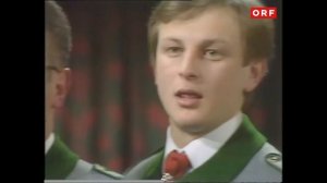 Мужской хор смешно исполняет подмосковные вечера (A Gaudi muaß sein 1982 #ORFArchiv)