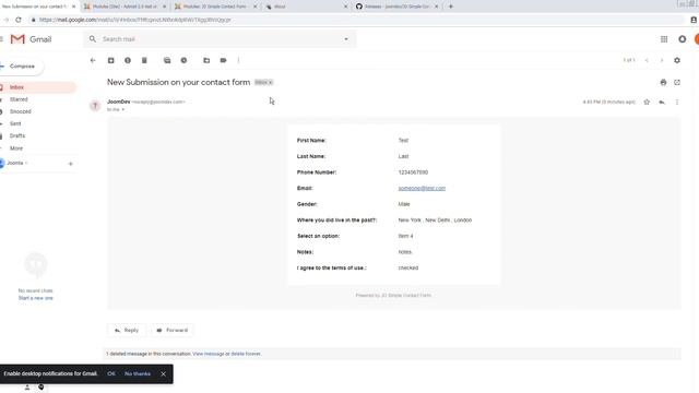 How To Create Lightweight #Joomla Contact Form - JD Simple Contact Form