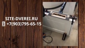 Используем шаблон для врезки петель. Установка дверей