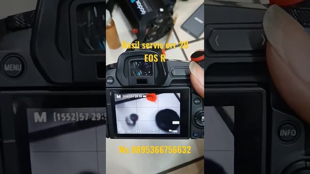 hasil akhir servis eos R err 20 #servis #canon #mirroless #canonphotography