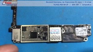 Ремонт iPhone 7 (не работает динамик и микрофон)