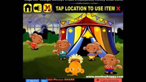 Прохождение Игры. Обезьянка Идёт К Счастью. Этап 653. Цирк Обезьян. Мультик Игра. Игры Онлайн.