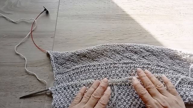 Джемпер с японским плечом МК2 #медведьвяжет #медведьвкардигане смотреть онлайн