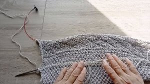 Джемпер с японским плечом МК2 #медведьвяжет #медведьвкардигане