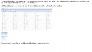 Error while configuration new SSL certificate on LDAP server and client