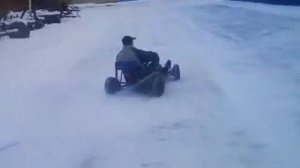 Самодельный картинг с двигателем от Минска
