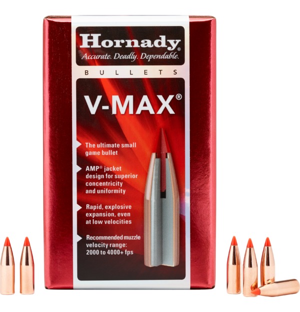 Hornady V-MAX 6мм/.243 75gr/4,8грамм ВС-0.330