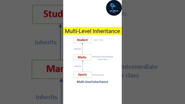 Example of Multi-Level Inheritance l java concepts l java basics l Life Goes On