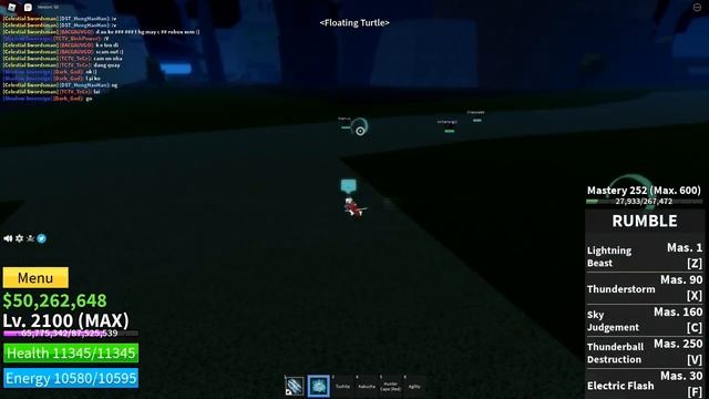 [ LEGENDARY TUSHITA + ELECTRIC CLAW AND RUMBLE V2 COMBO ] Bounty Hunt - Blox Fruit Update 16
