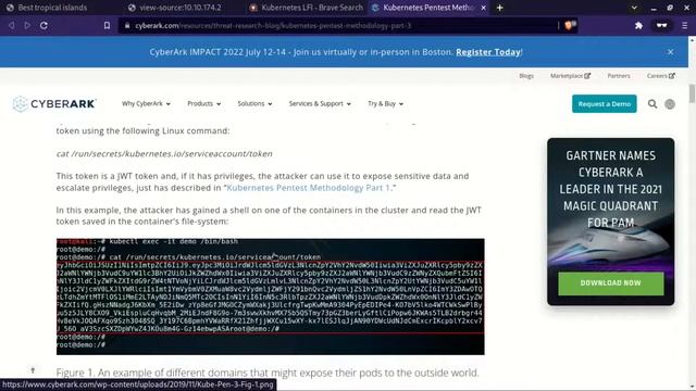 Island Orchestration Wakthrough| TryHackMe CTF | Local File Inclusion | Kubernetes смотреть онлайн