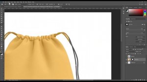 How to make a Drawstring Bag Mockup| Photoshop Mockup Tutorial