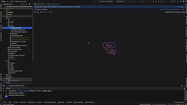 How to change logo of flutter app #flutterdev #flutter #learning