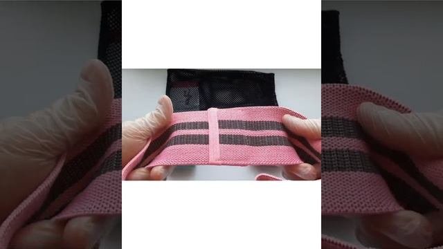 Резинки для фитнеса тканевые / Фитнес резинки / Эспандер ленточный / Тканевые / Набор .