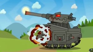 ОН МОНСТР ( МУЛЬТИКИ ПРО ТАНКИ ) ( КЛИП ) ( HOME ANIMATIONS ) ( КВ-44М ).