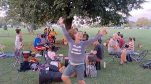 Drum Circle Edgewater Park, Cleveland, Ohio, 9/5/21.