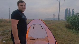 Как собрать китайскую палатку автомат. Не берите как у меня!