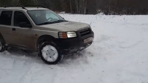 фрилендер 1 по снегу, насту