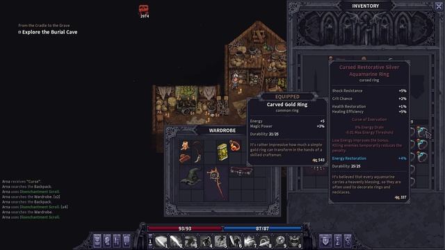 Cursing my items at the witch's hut - Stoneshard смотреть онлайн