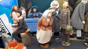 Выставка кукол на Тишинке.