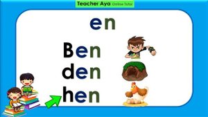 Learn to read 3-letter word | E sound | Phonics | Reading guide for beginners, toddlers |