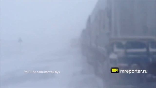 В Алтайском крае из-за метели закрыли трассы смотреть онлайн